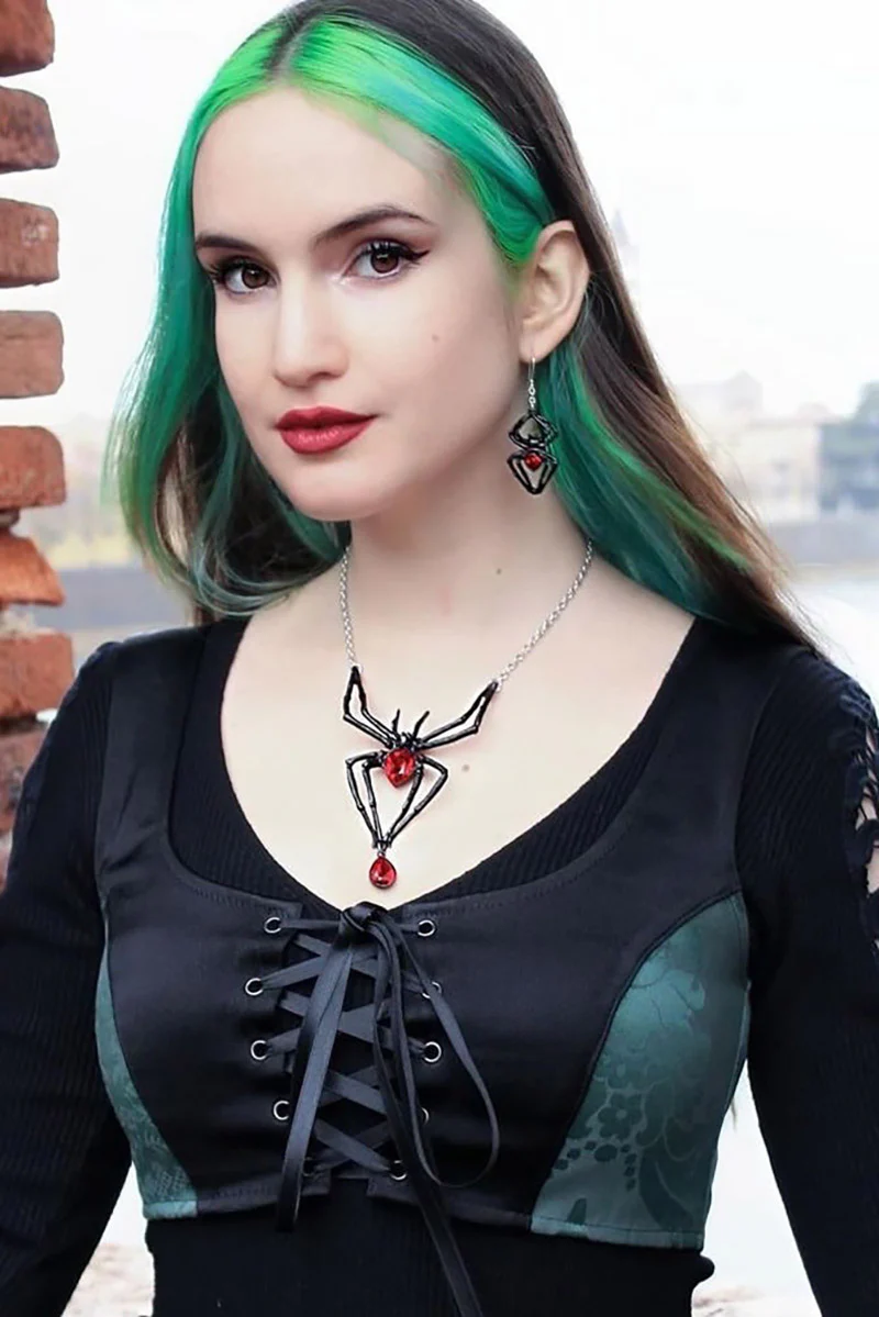 Black Widow Earrings - Image 2