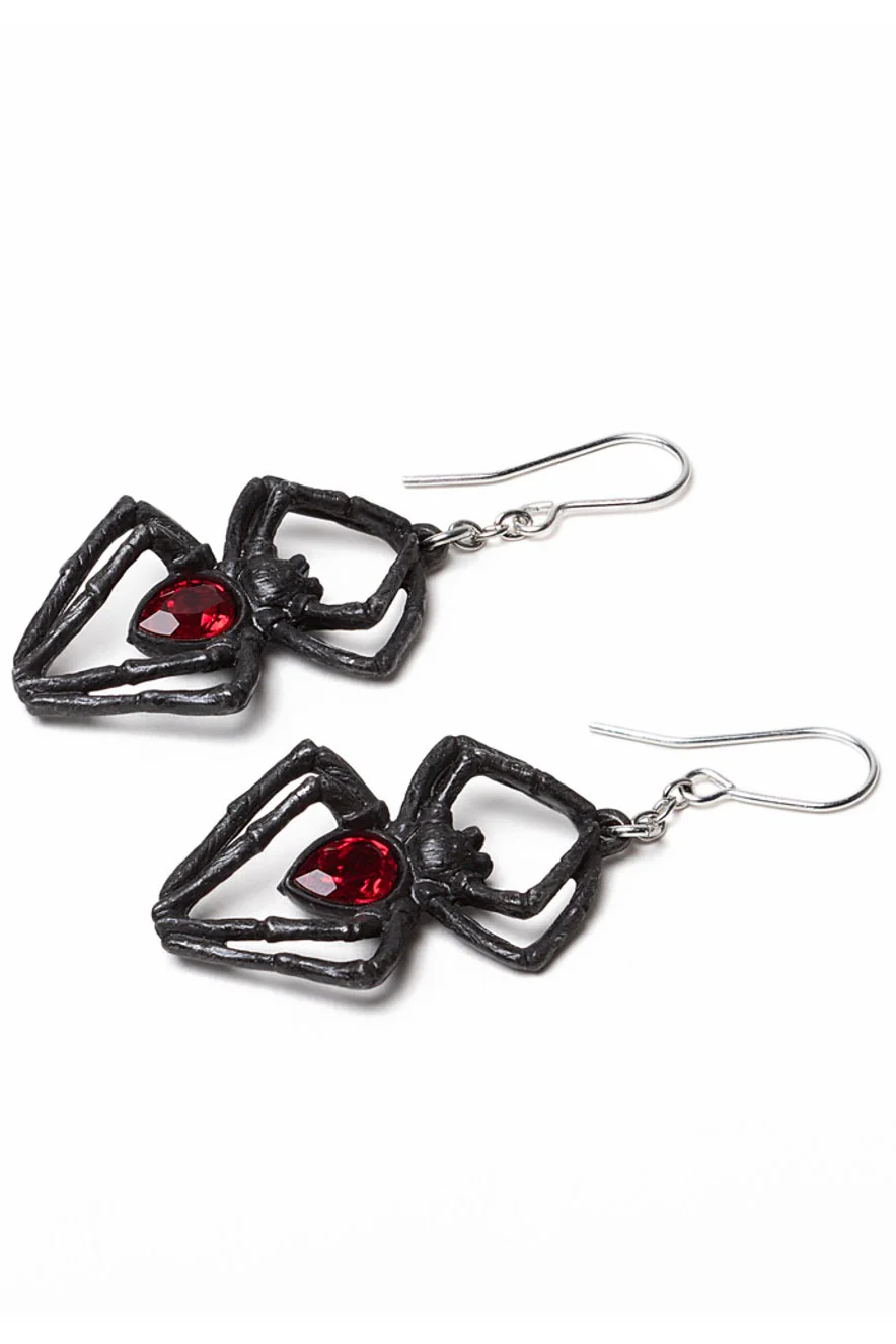 Black Widow Earrings - Image 4