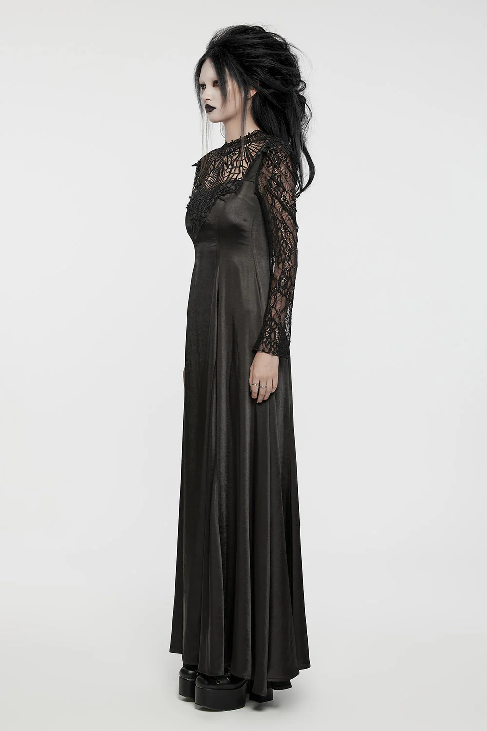 Black Widow Gothic Gown - Image 4