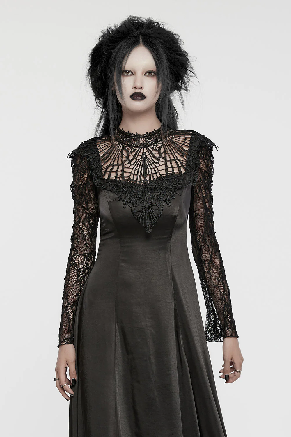 Black Widow Gothic Gown - Image 6