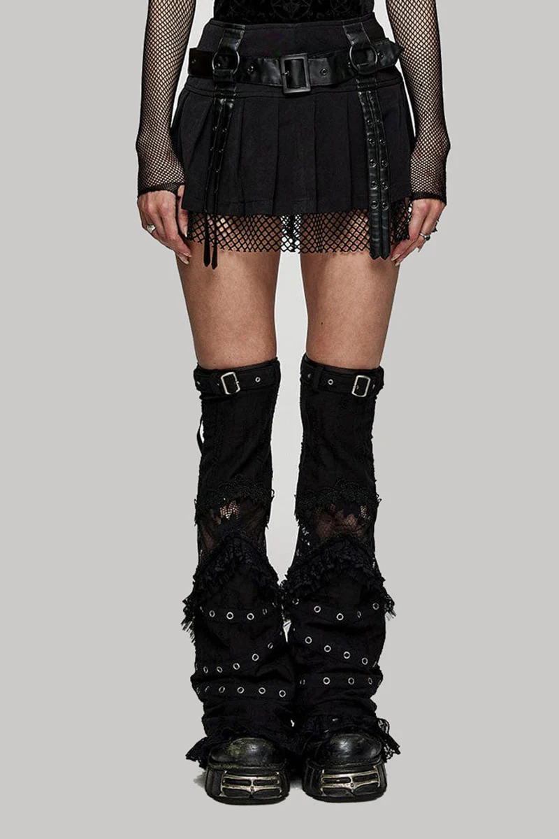 Black Widow Net Mini Skirt - Image 2