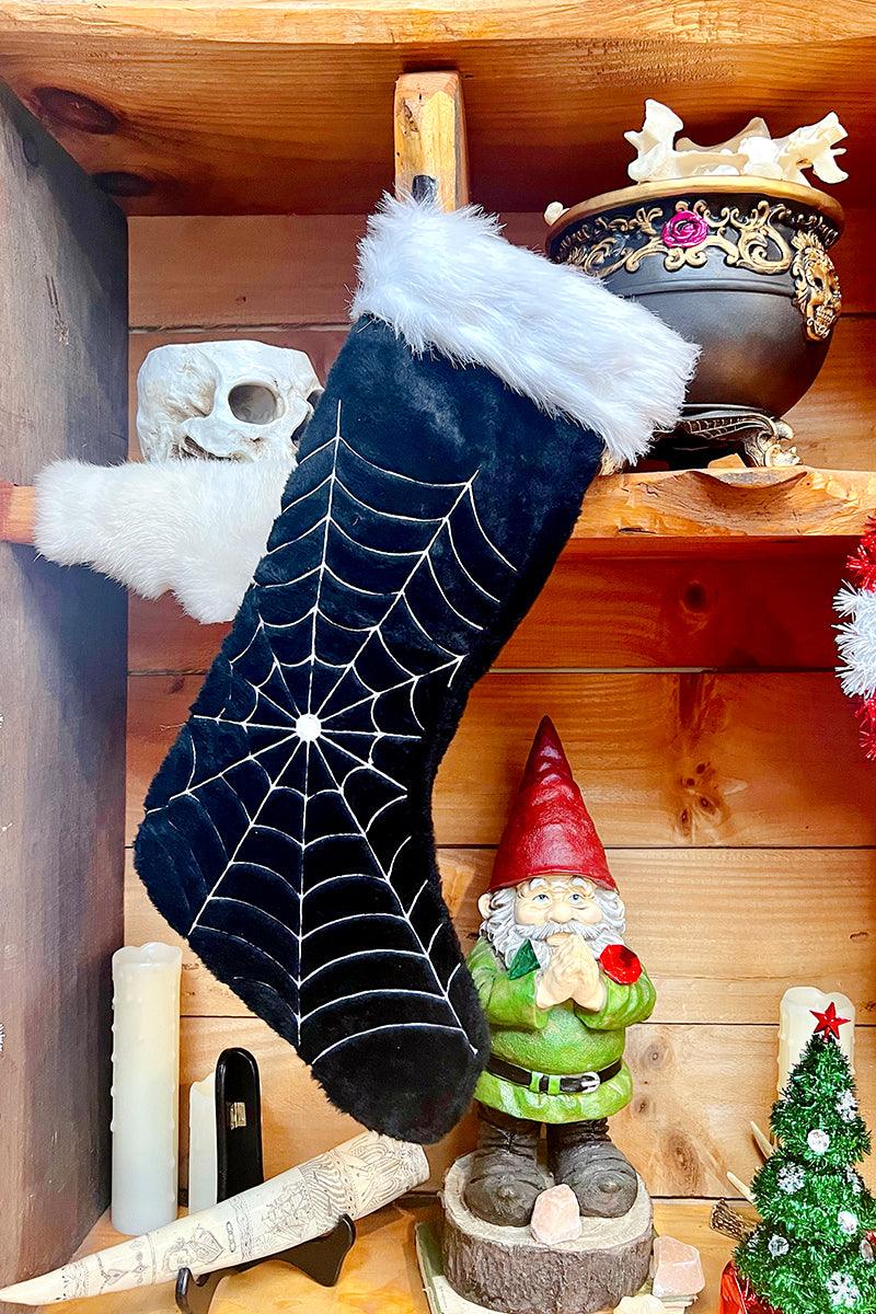 Black Widow Spiderweb Xmas Stocking - Image 14