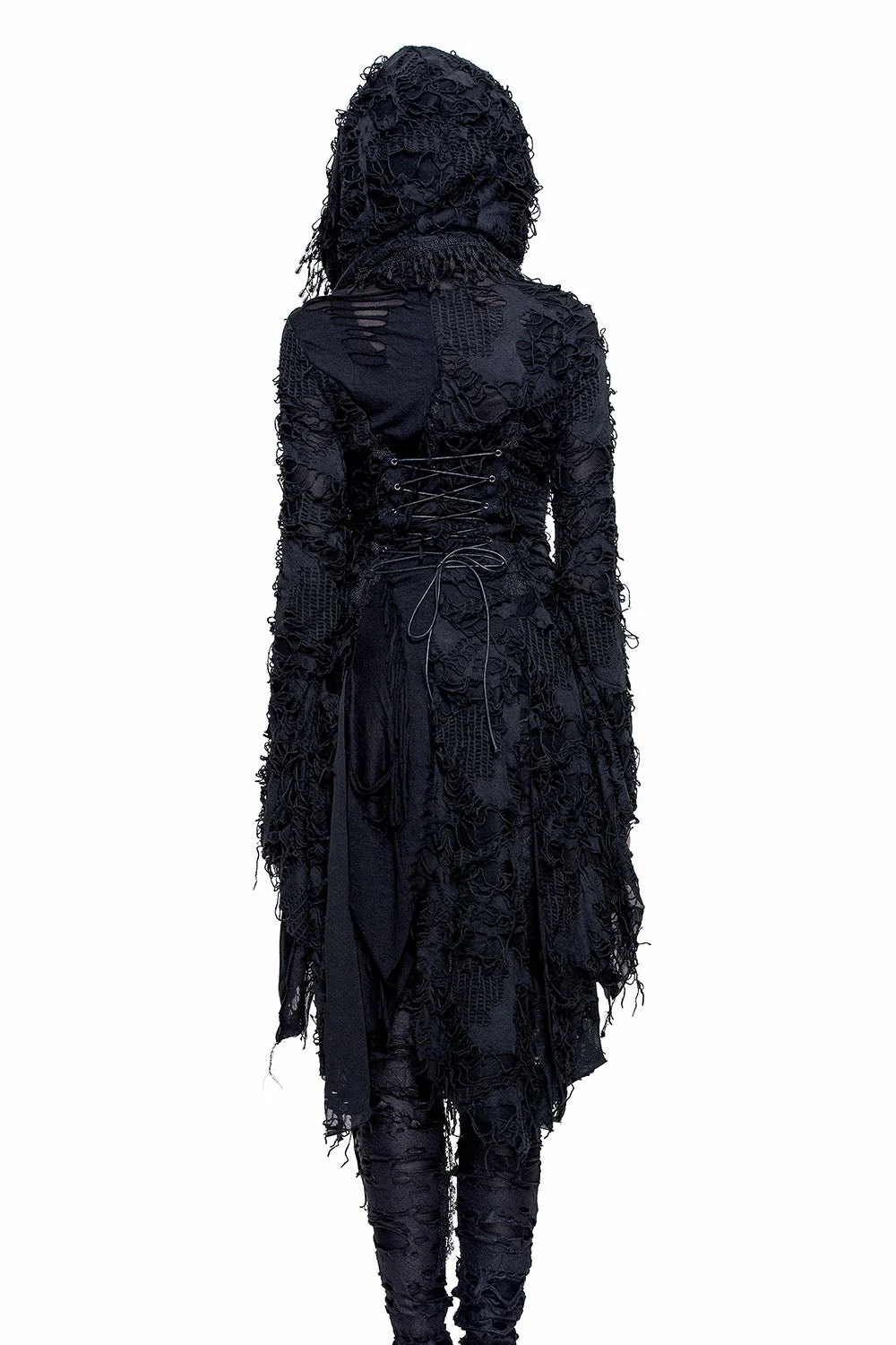 Black Witchery Tattered Cardigan - Image 3