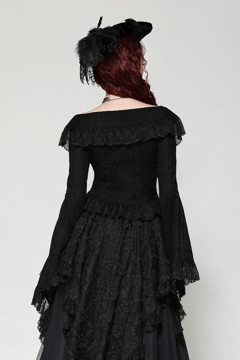 Blacks Sails Pirate Goth Blouse - Image 4