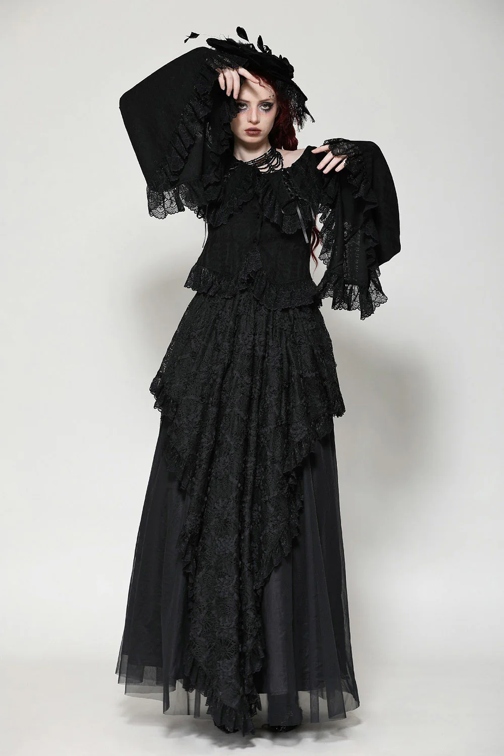 Blacks Sails Pirate Goth Blouse - Image 6
