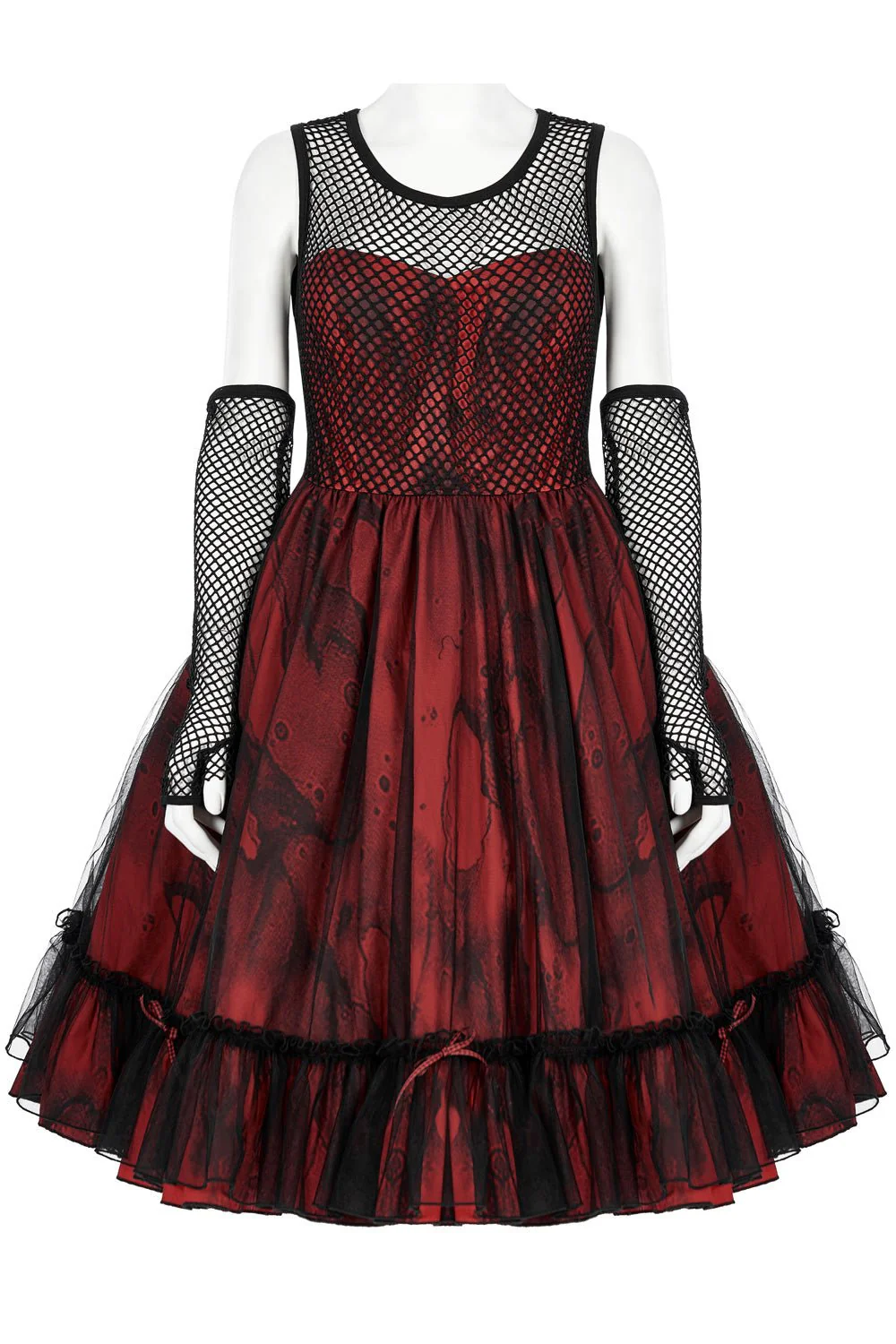 Bleeding Baby Doll Dress Set [RED/BLACK] - Image 5