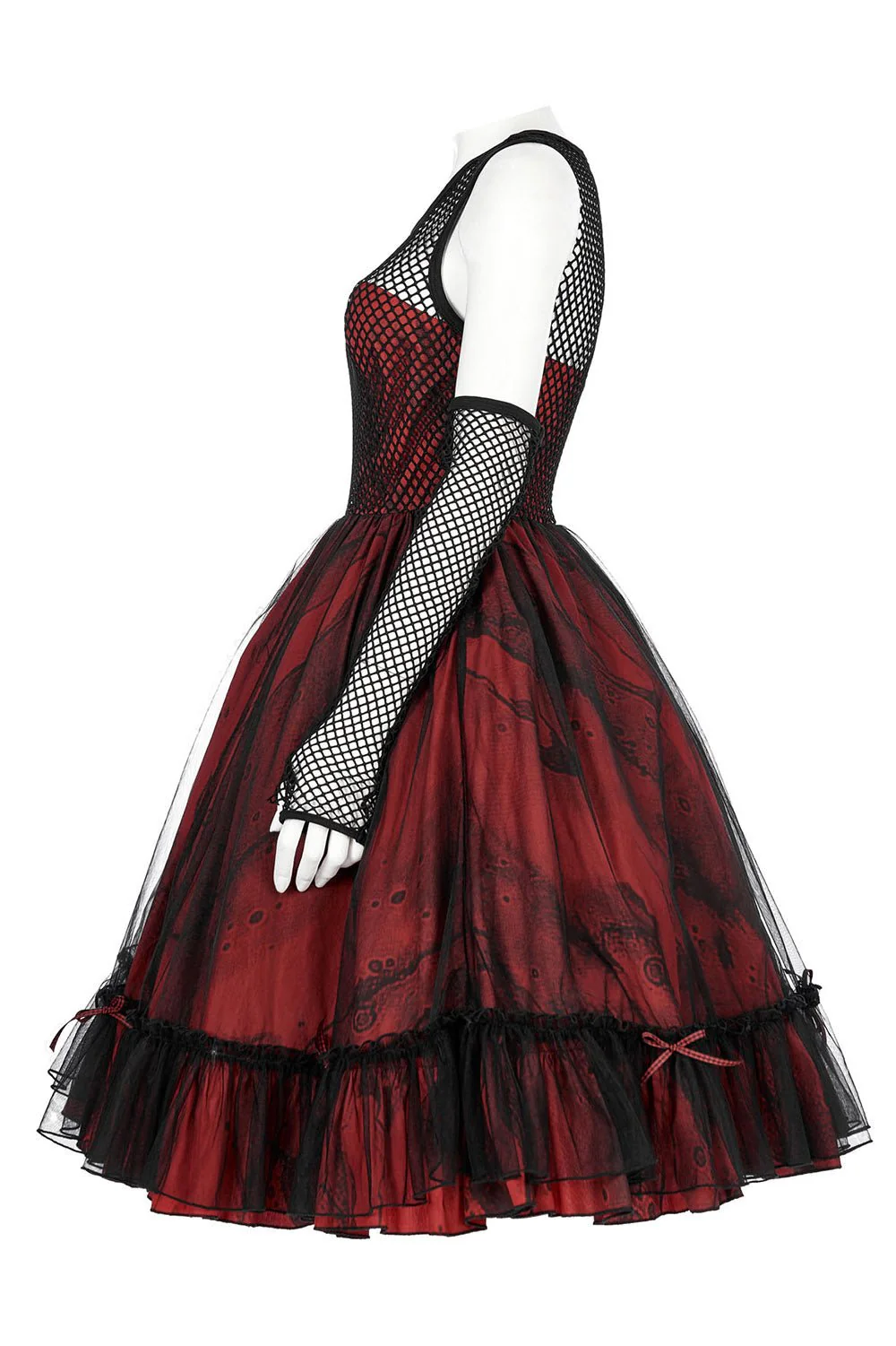 Bleeding Baby Doll Dress Set [RED/BLACK] - Image 6