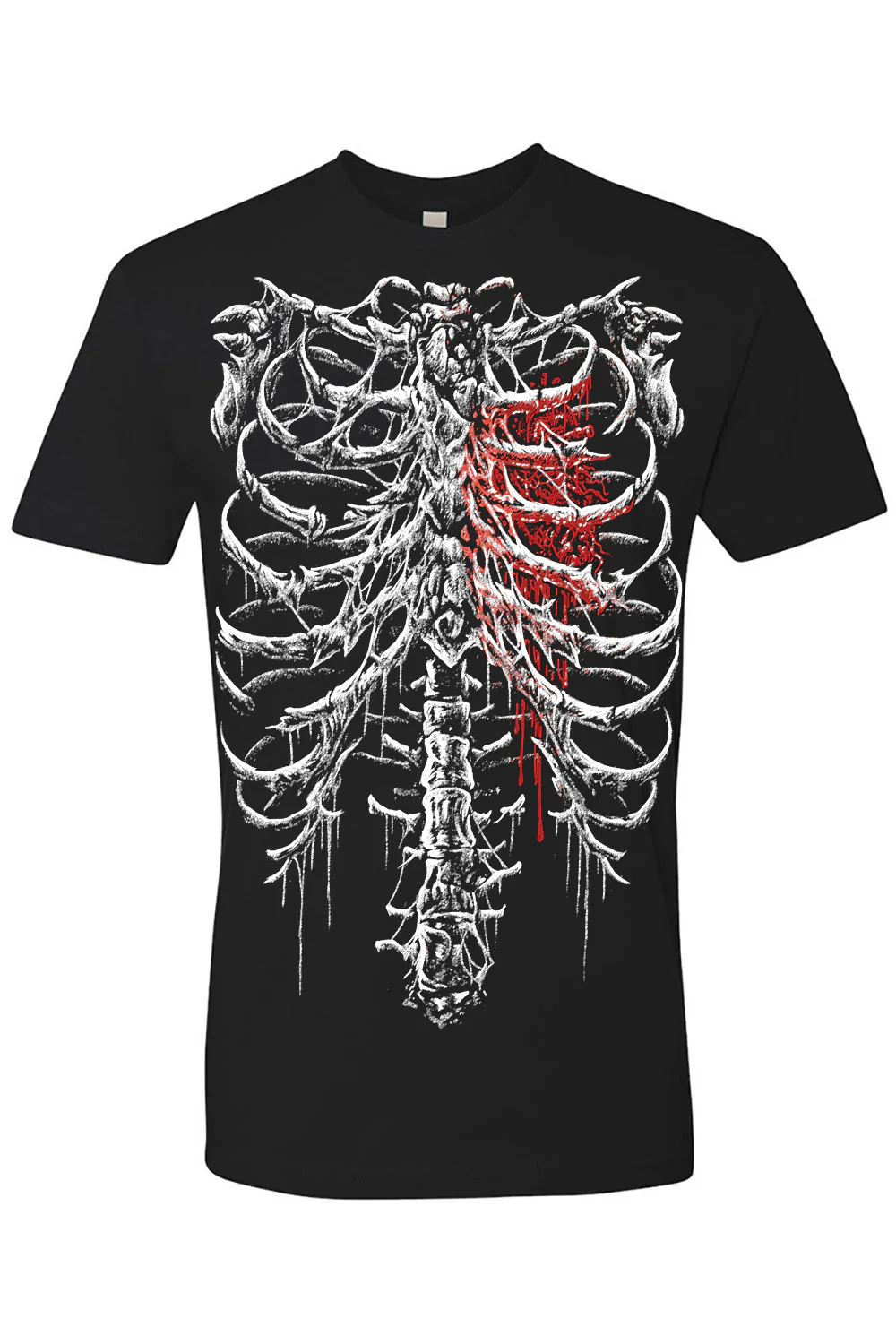 Bleeding Heart Skeleton T-shirt - Image 4