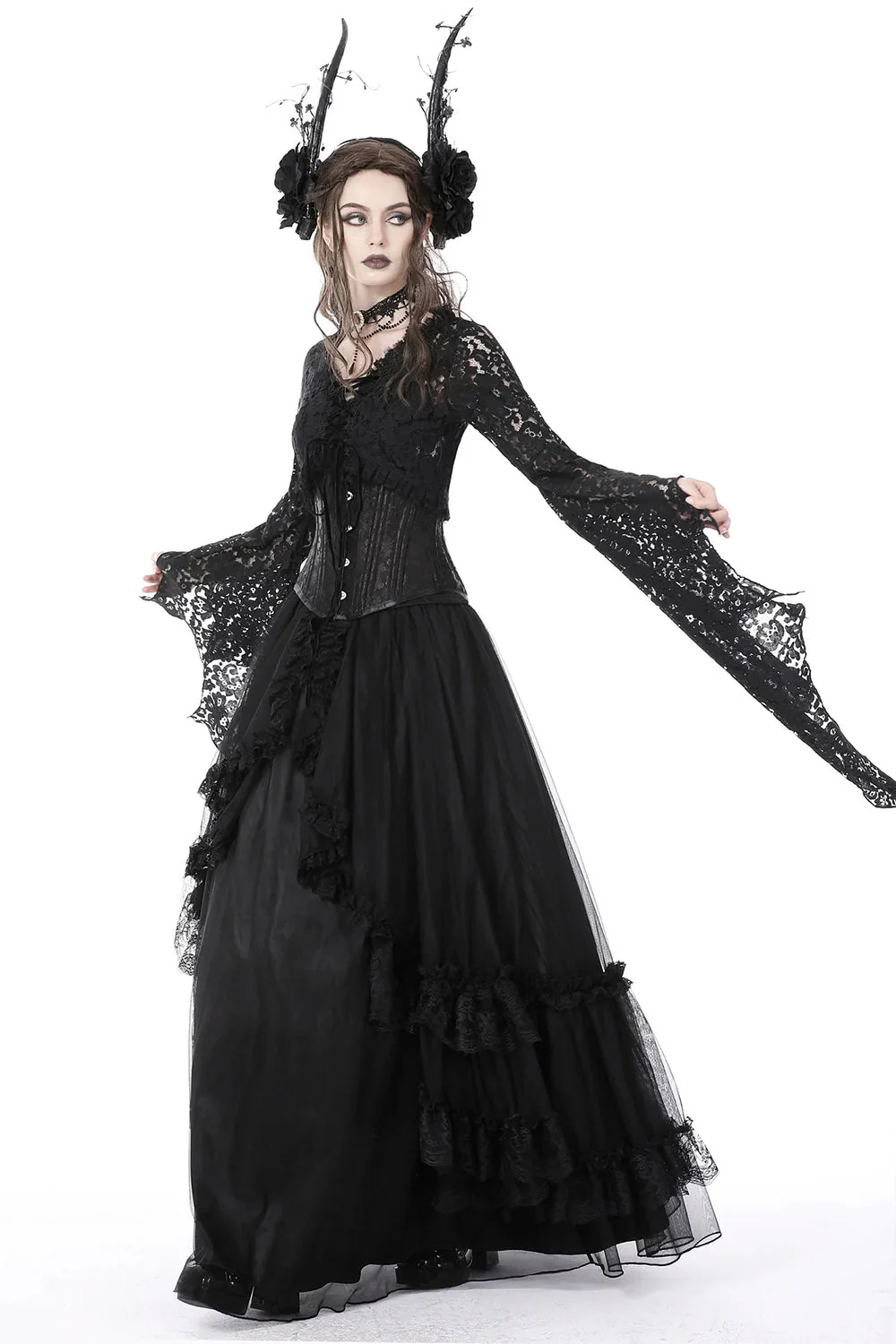 Blessed Be Vintage Goth Bolero - Image 3