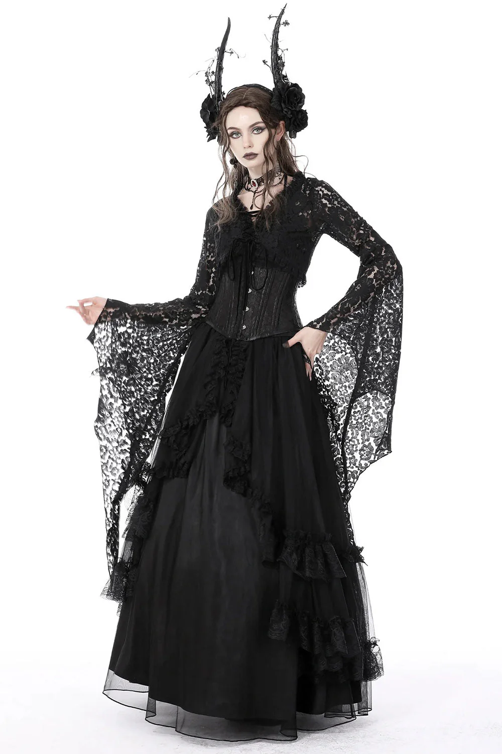 Blessed Be Vintage Goth Bolero - Image 5