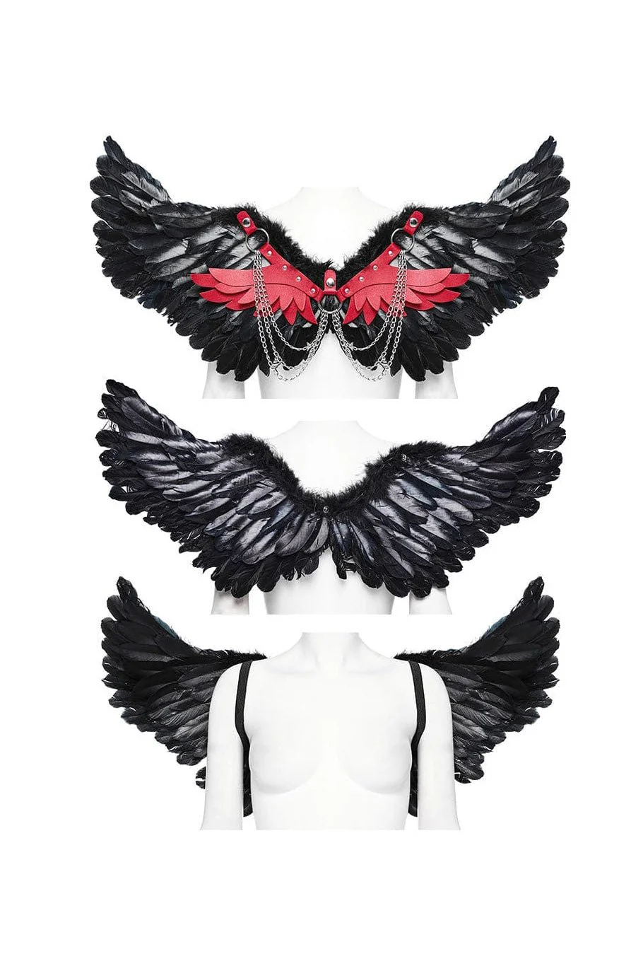 Blood Birdwings Harness [Black/Red] - Image 4