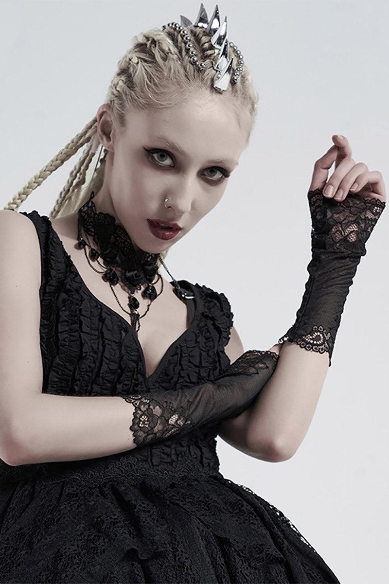 Blood Curst Lace Gloves - Image 2