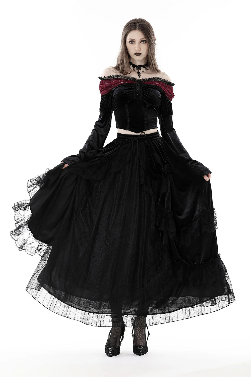 Blood Fantasia Velvet Top - Image 5