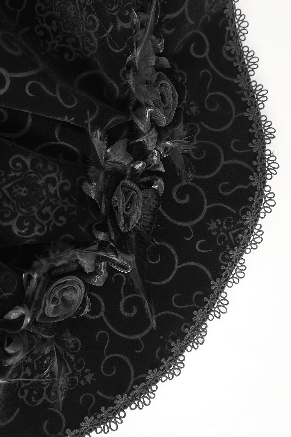 Blood House Black Velvet Cloak - Image 9