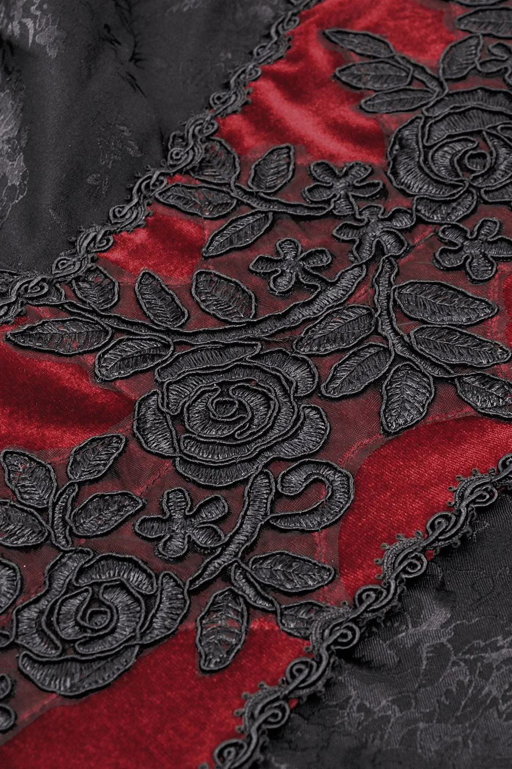 Blood Pact Embroidered Cold Shoulder Top - Image 10