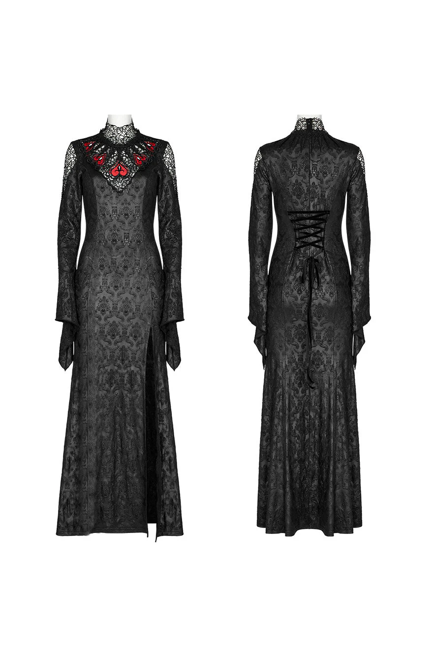 Blood Queen Maxi Dress [BLACK/RED] - Image 6