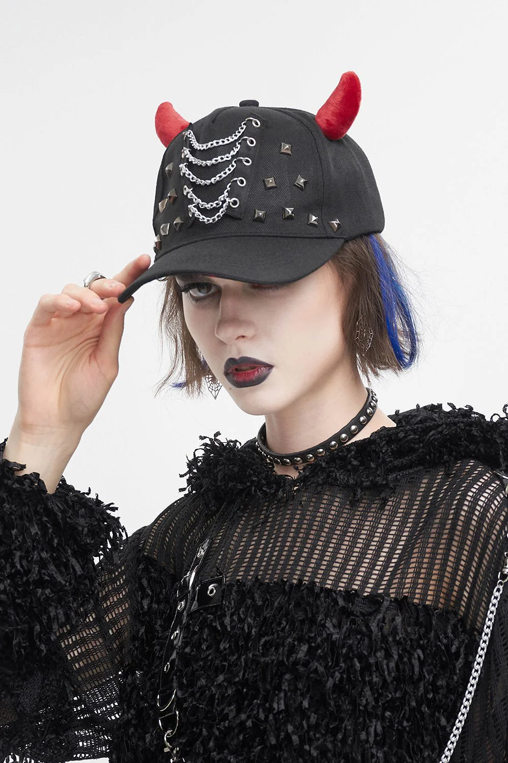 Blood-Red Horns Baseball Hat - Image 2