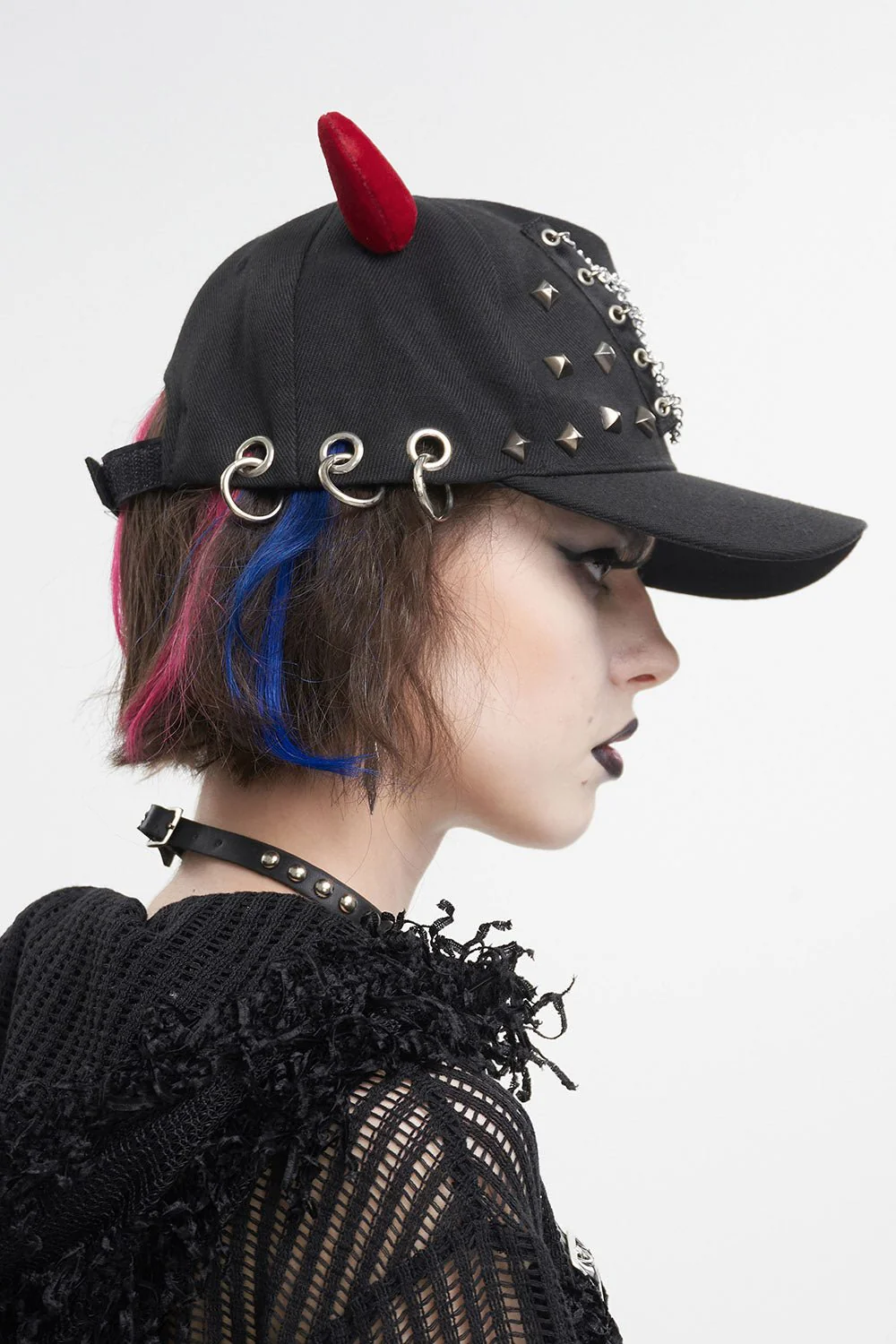 Blood-Red Horns Baseball Hat - Image 3