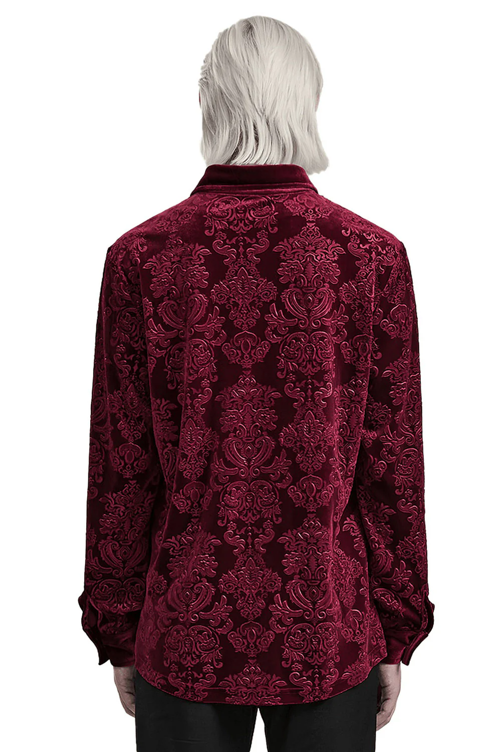 Bloodcrest Button-Up Shirt [Red] - Image 4