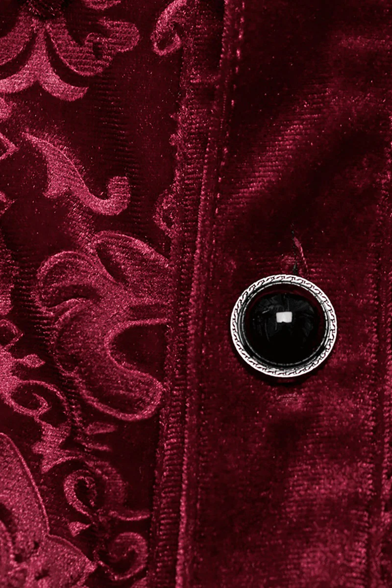 Bloodcrest Button-Up Shirt [Red] - Image 9