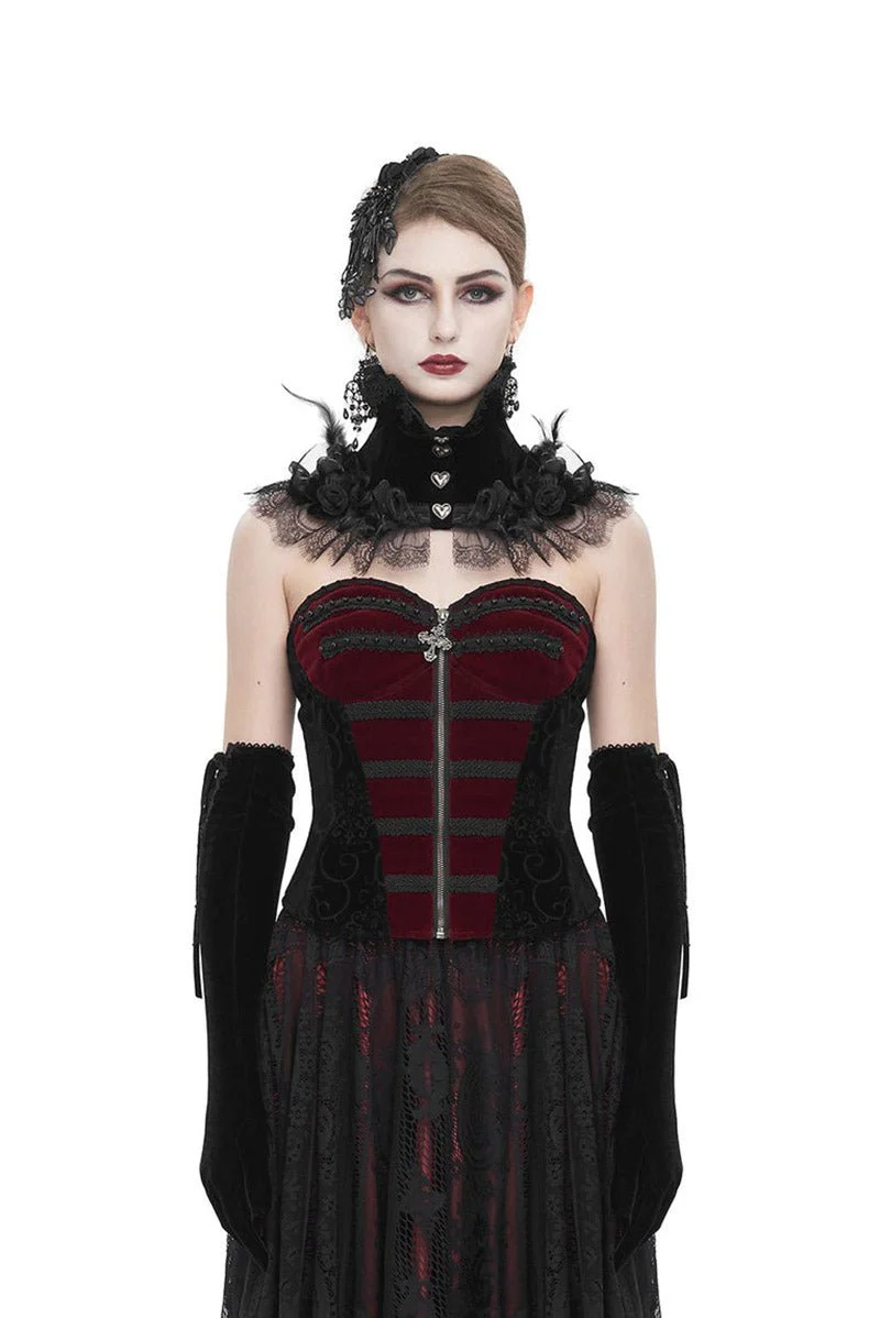 Bloodletting Vampire Goth Corset - Image 2