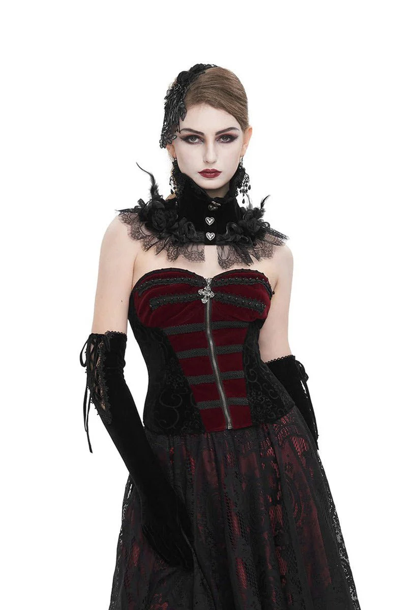 Bloodletting Vampire Goth Corset - Image 5