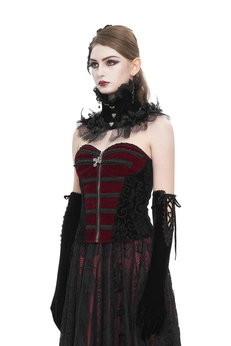 Bloodletting Vampire Goth Corset - Image 6