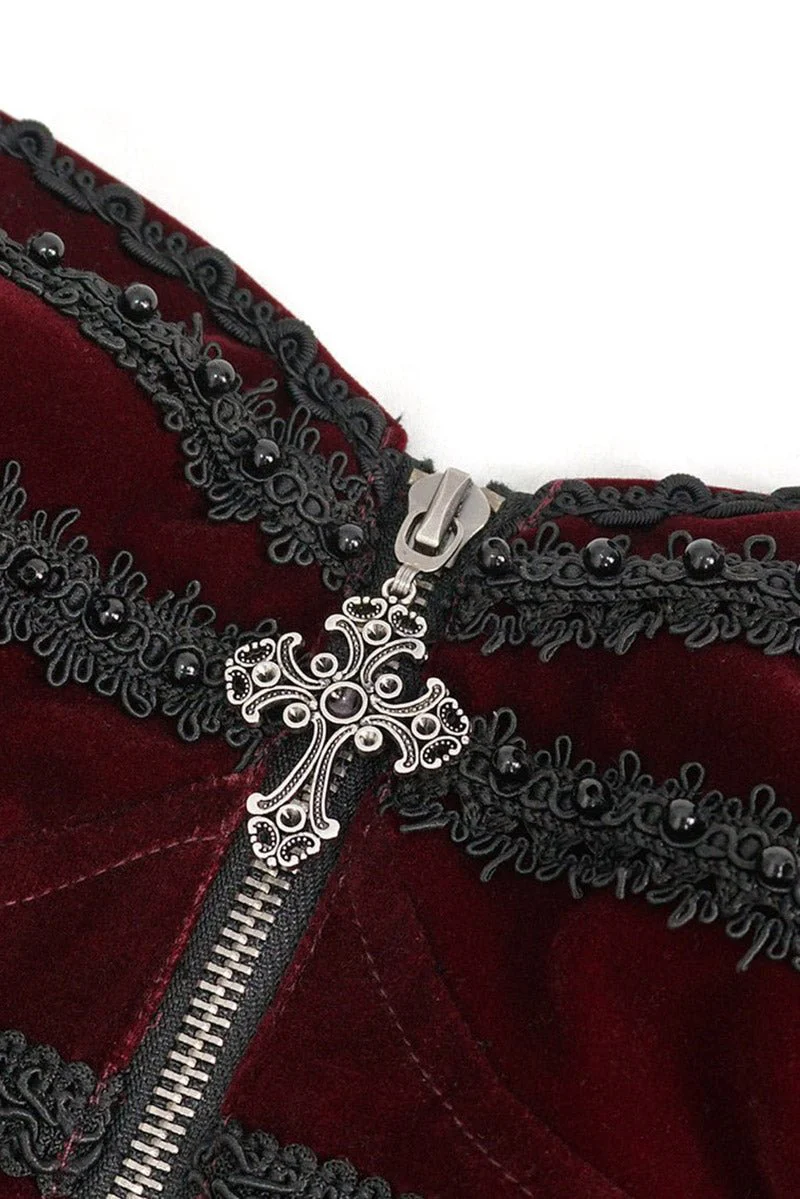 Bloodletting Vampire Goth Corset - Image 8