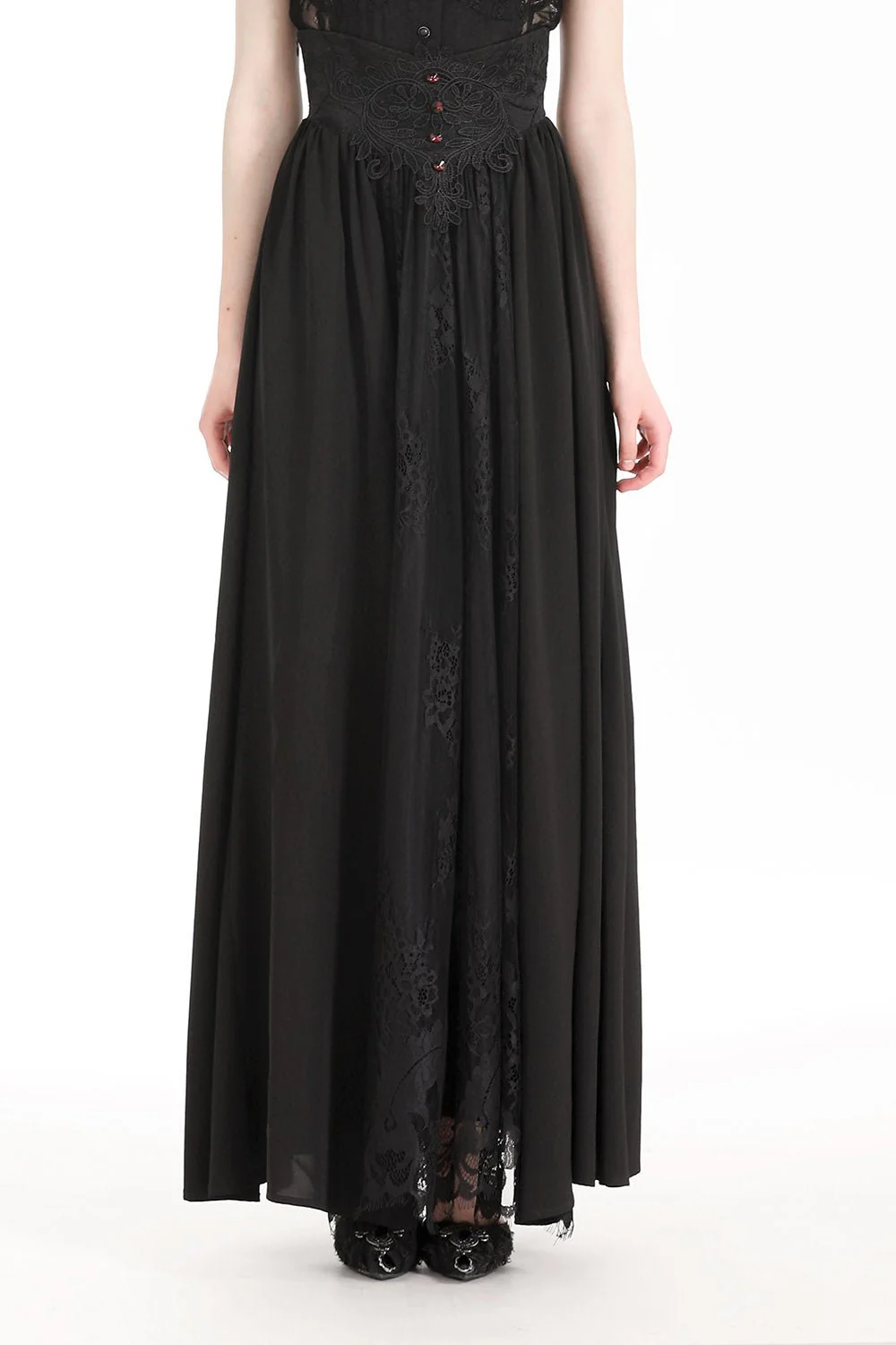 Bloodline Vampire Goth Maxi Skirt - Image 3