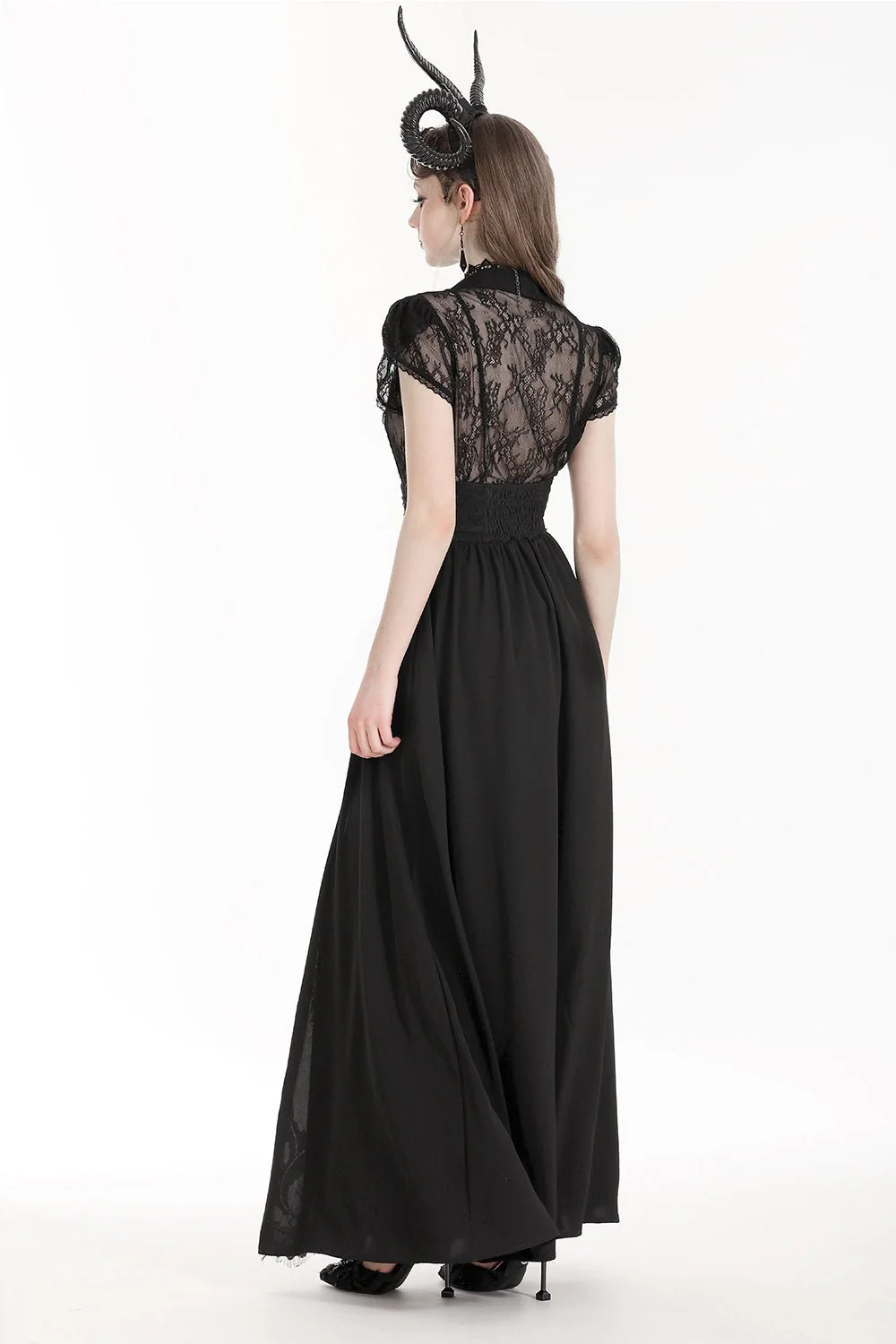 Bloodline Vampire Goth Maxi Skirt - Image 5