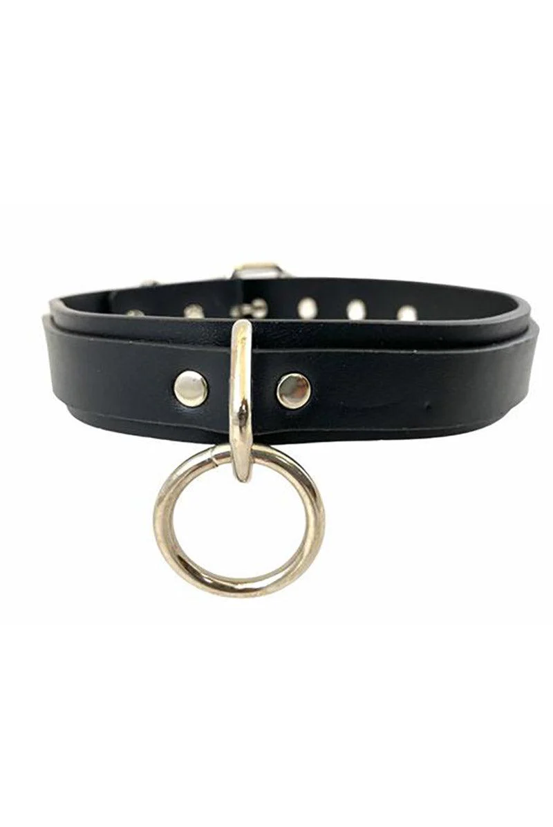 Choked Up Over U Choker [Black Leather] - Image 3
