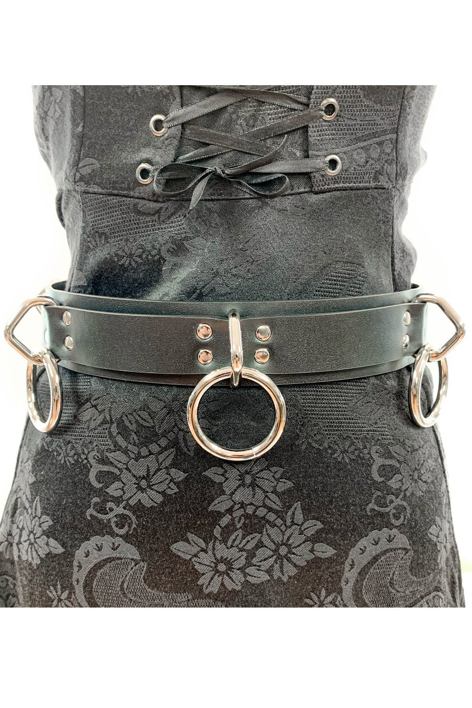 Oh My Goth O-Ring Bondage Belt - Image 3