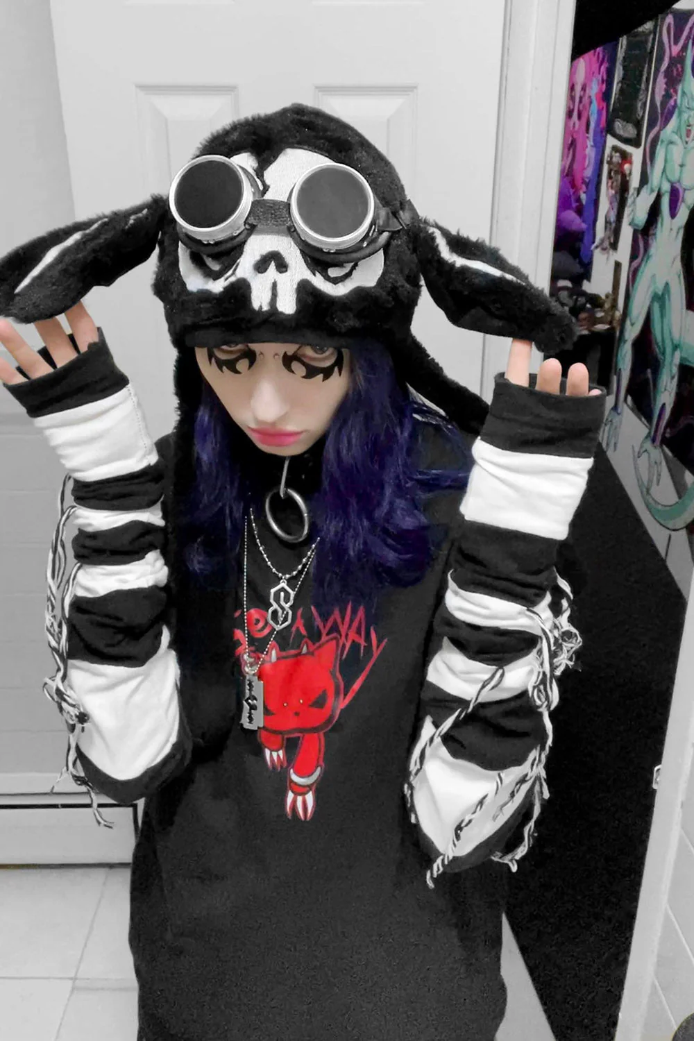 Bone Bunny Hat [BLACK] - Image 10