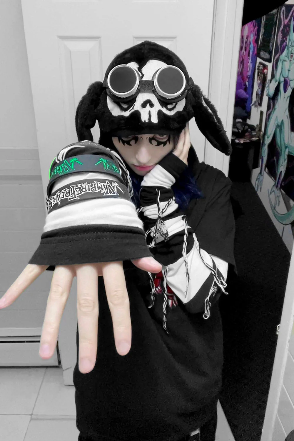 Bone Bunny Hat [BLACK] - Image 11