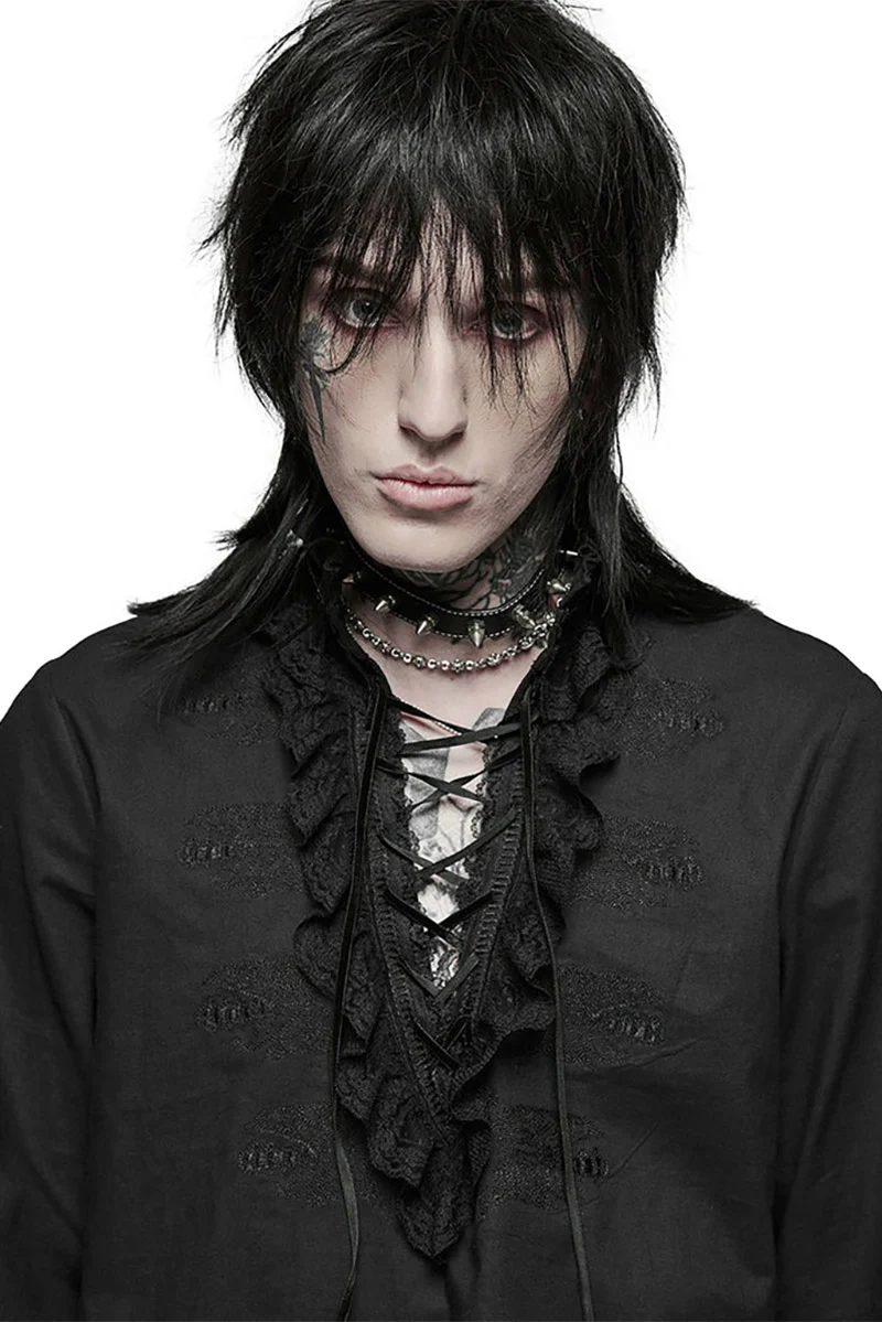 Bone Dagger Lace-Up Shirt - Image 2