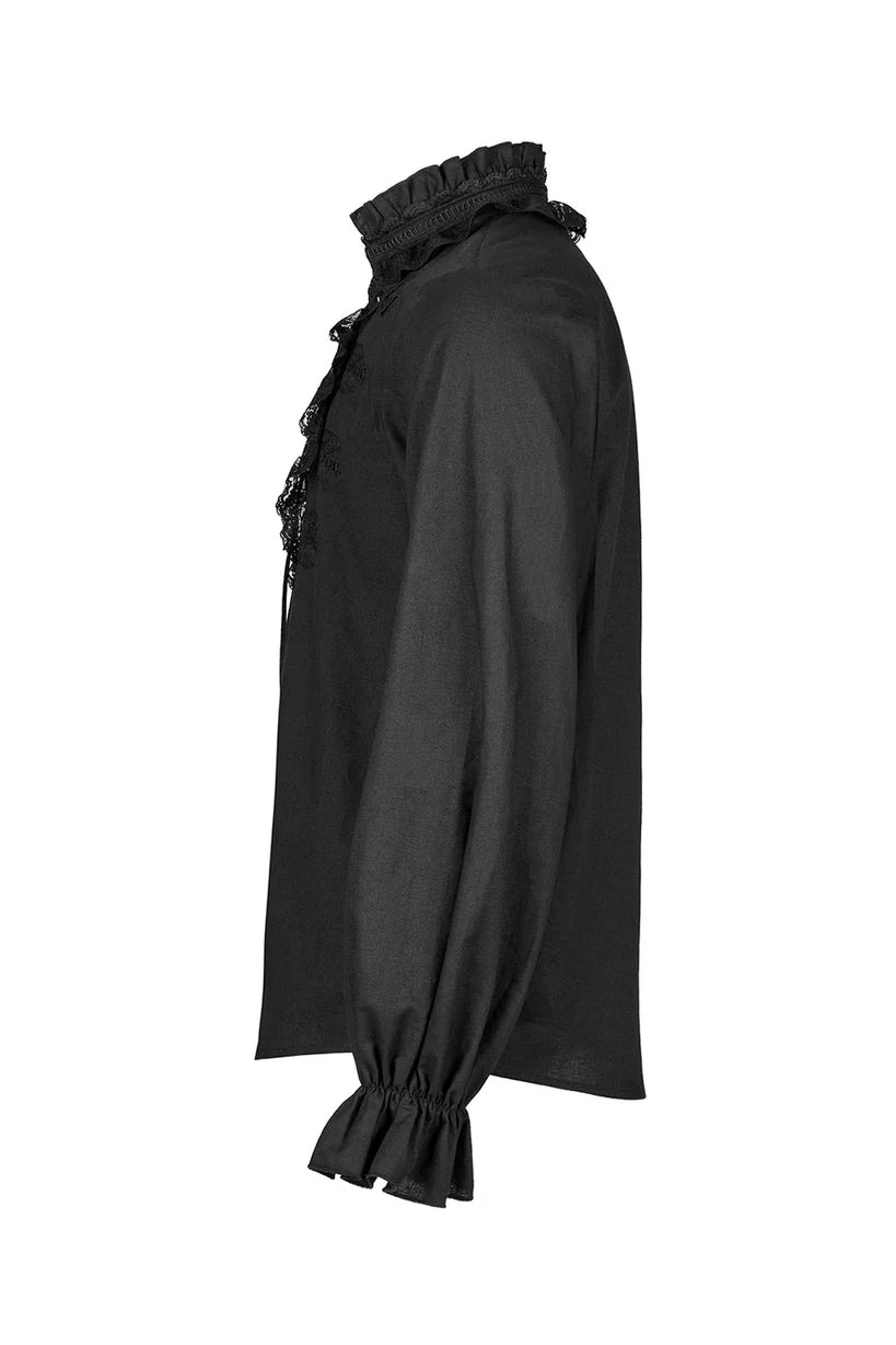 Bone Dagger Lace-Up Shirt - Image 4