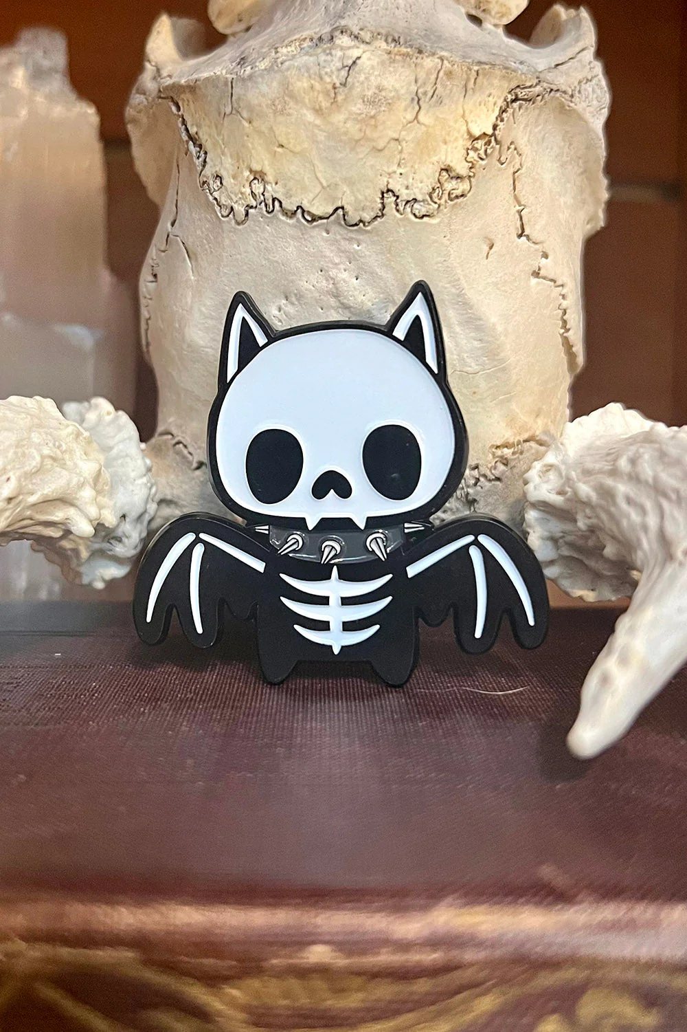 Bony Bat Enamel Pin - Image 3