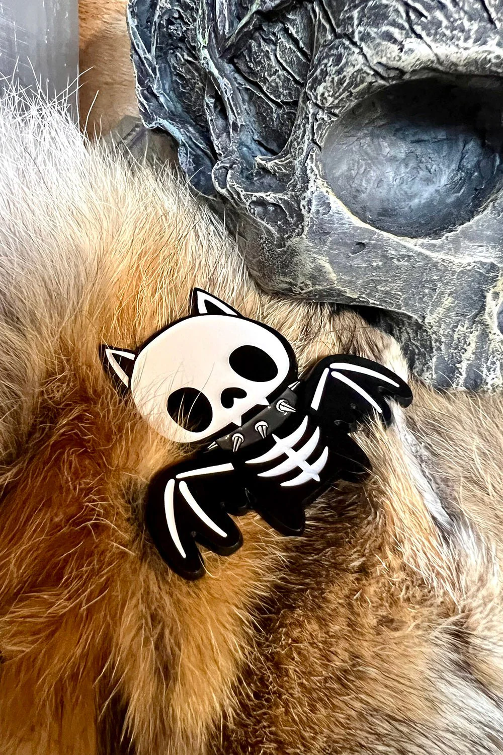 Bony Bat Enamel Pin - Image 4