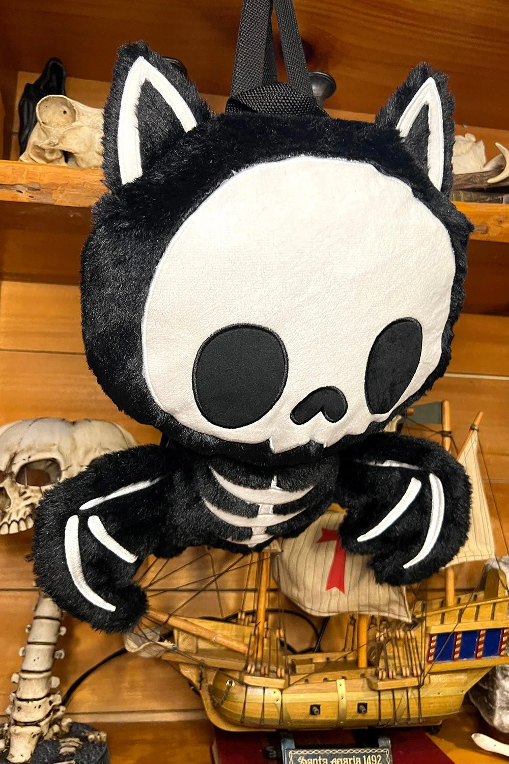Bony Bat Plush Backpack - Image 7
