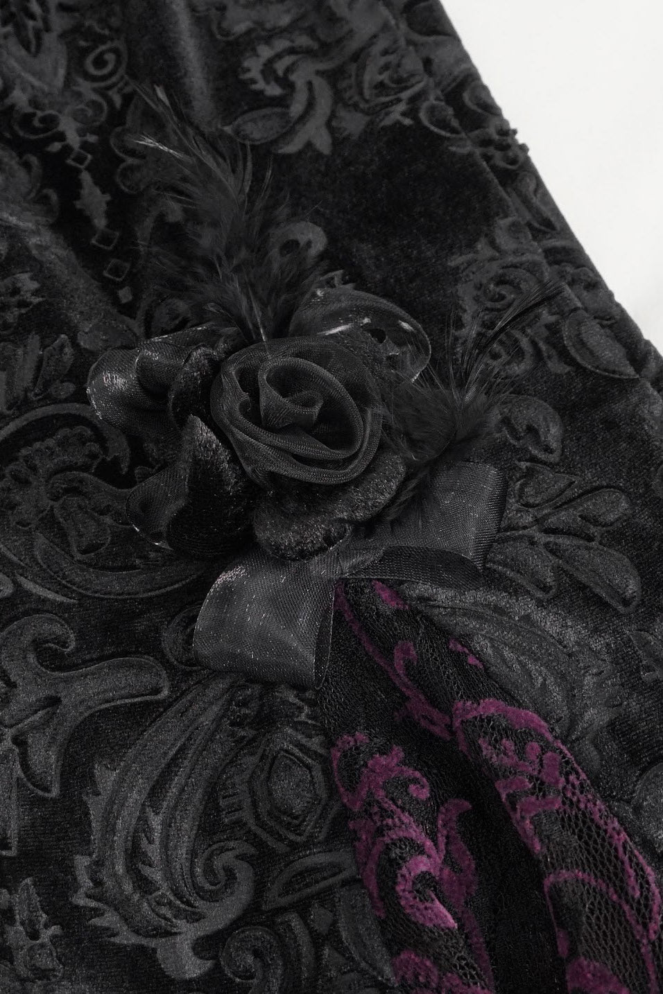 Bordeaux Gothic Bell Bottoms [PURPLE] - Image 8