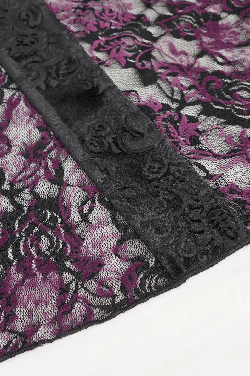 Bordeaux Gothic Bell Bottoms [PURPLE] - Image 9