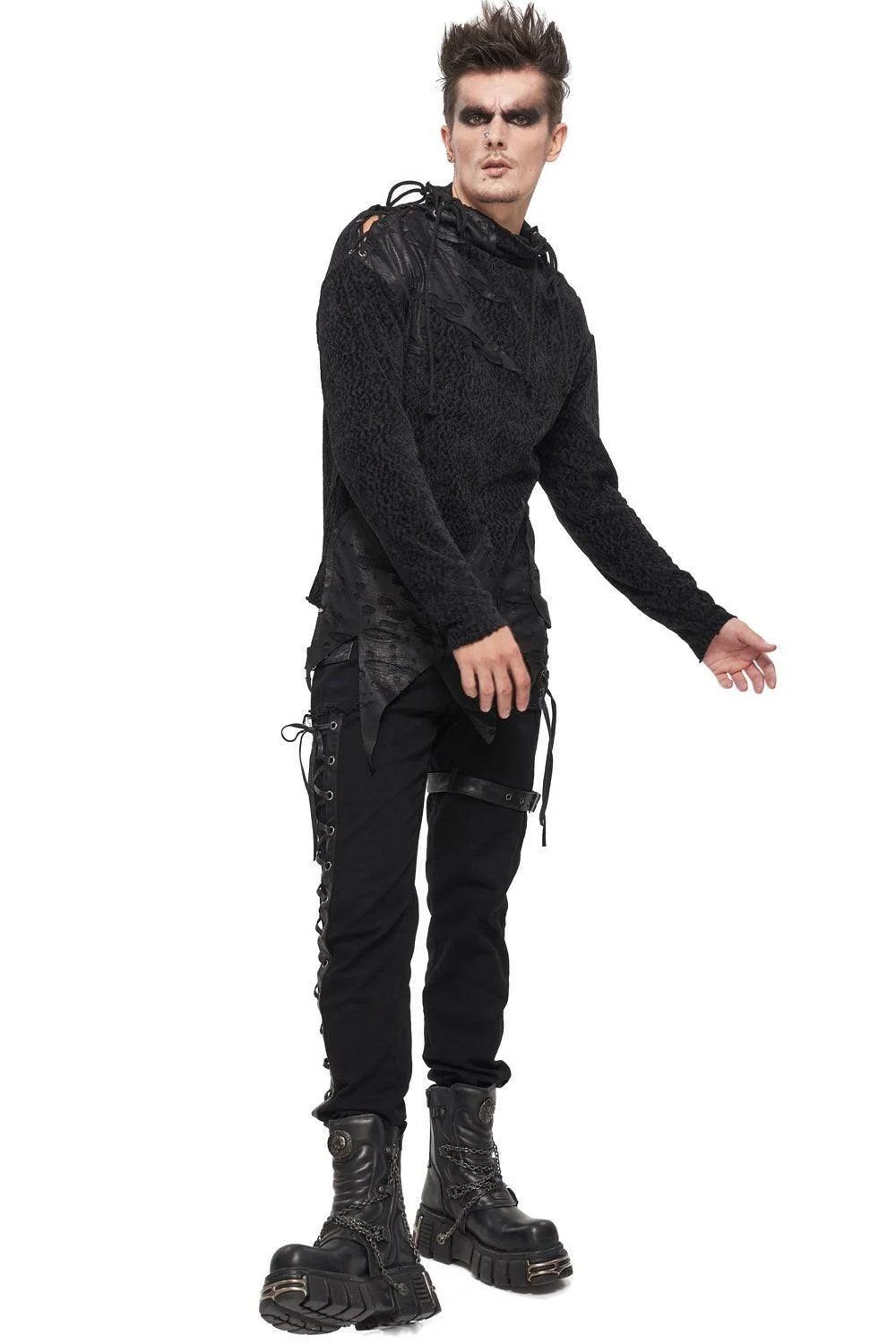 Born Villain Distressed Goth Pants - Image 6