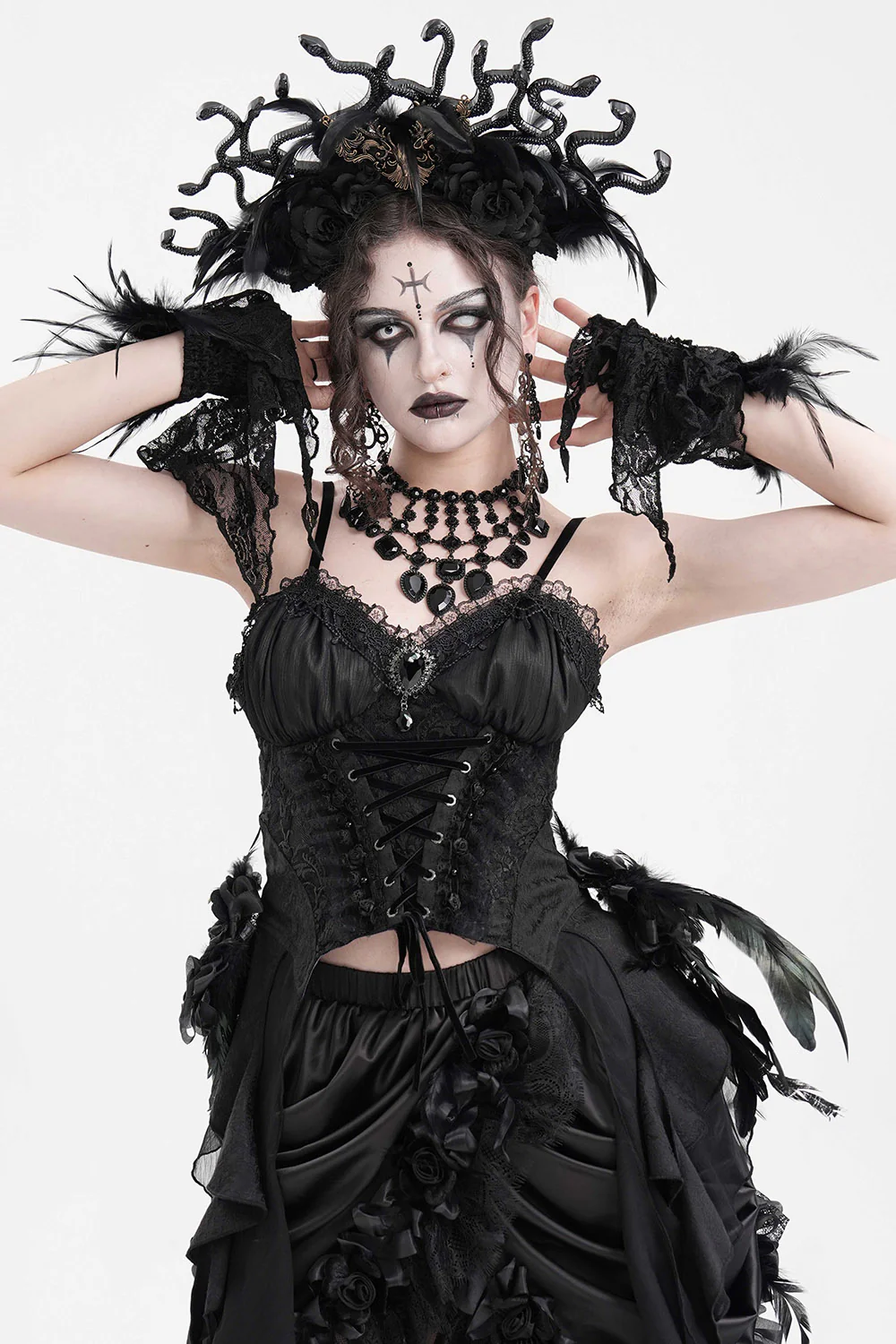 Bow to None Lace Corset Top