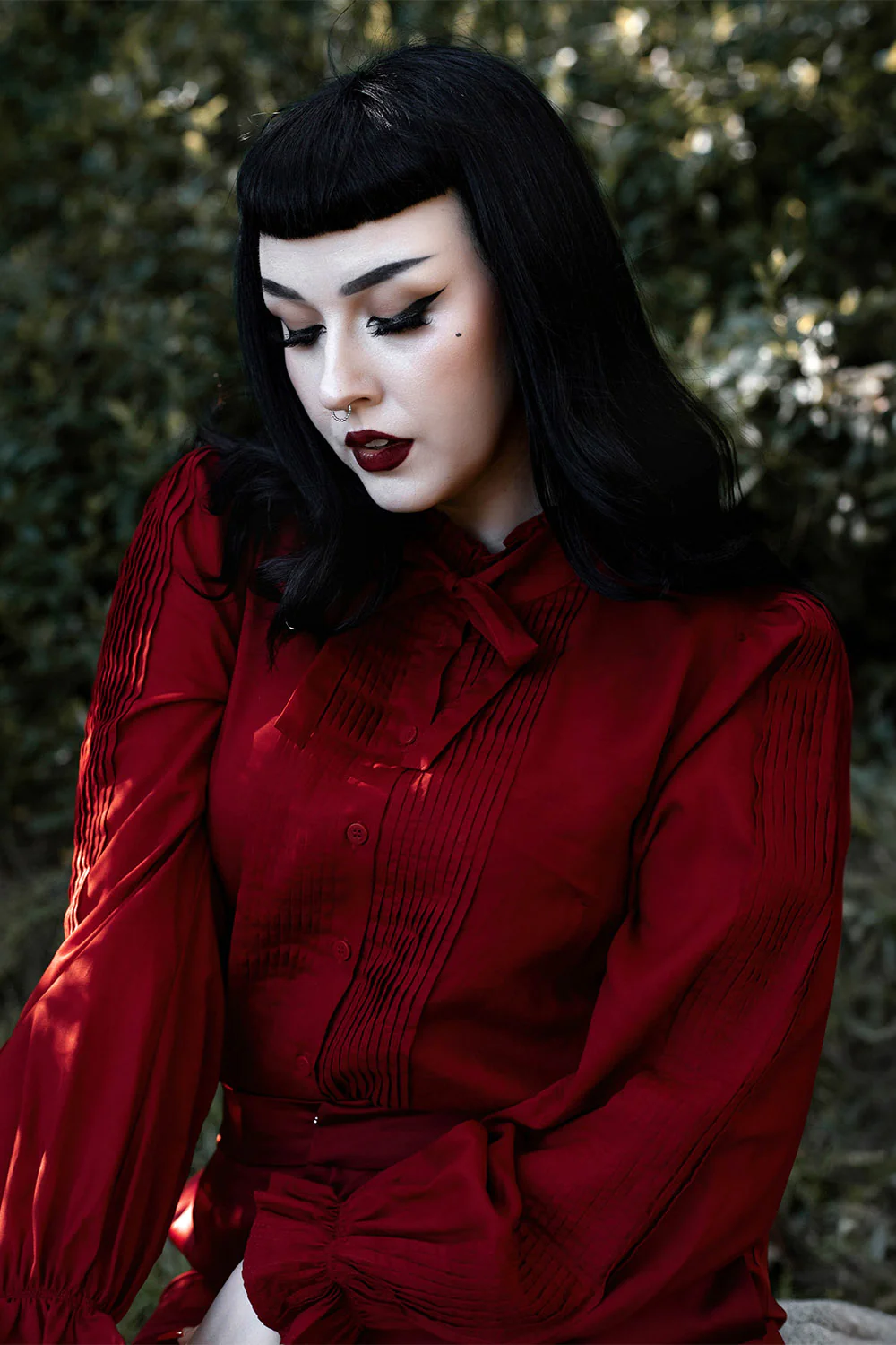 Briarcrest Button Down Shirt with Removable Bow - Image 4