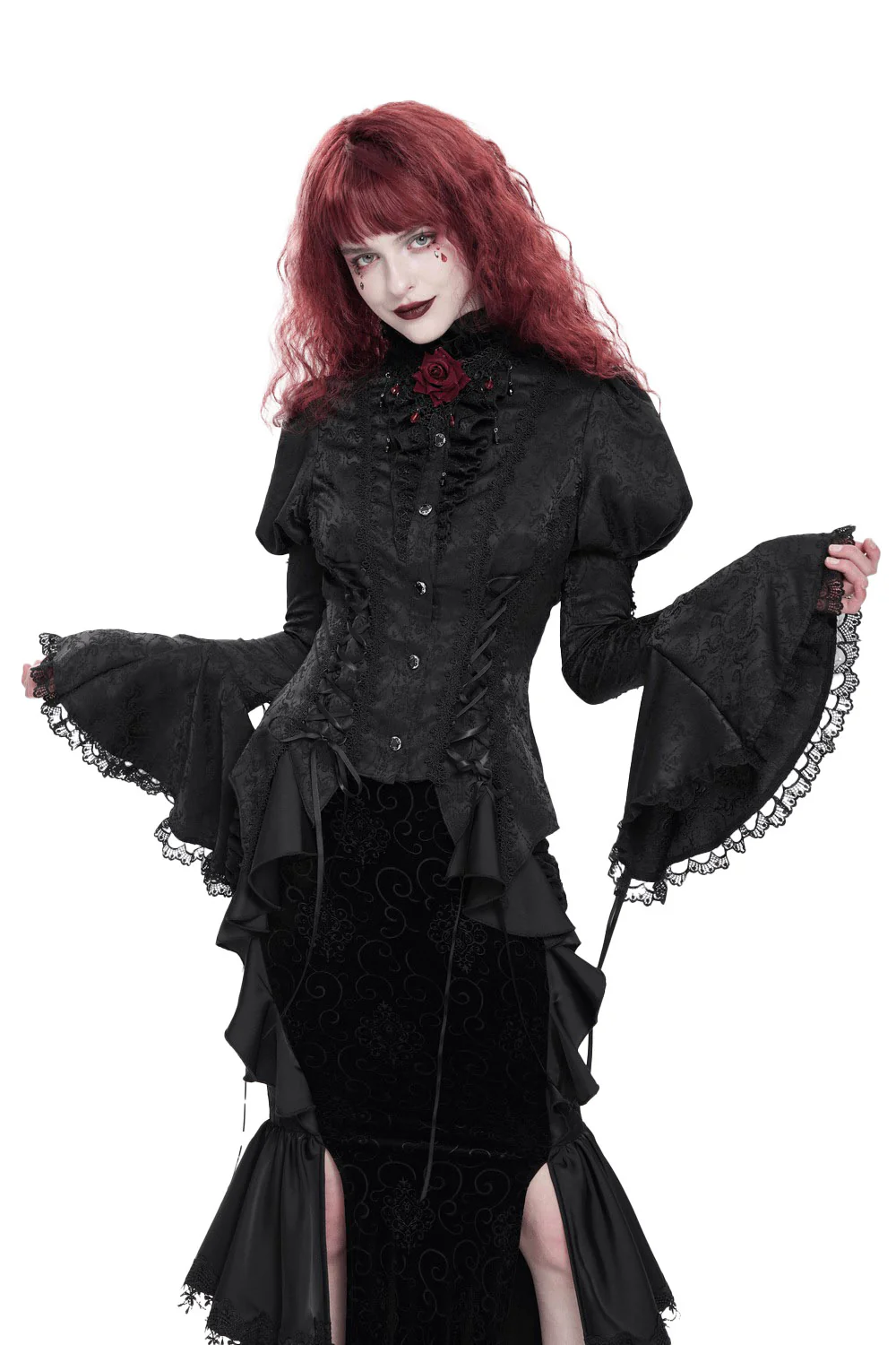 Bride of Dracule Damask Top - Image 2