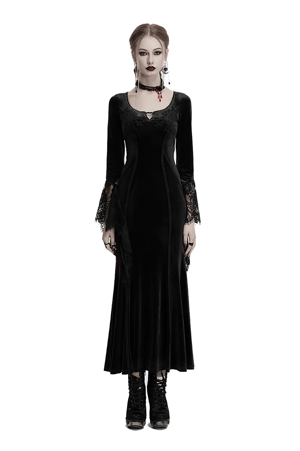 Bride of Night Embroidered Dress - Image 2