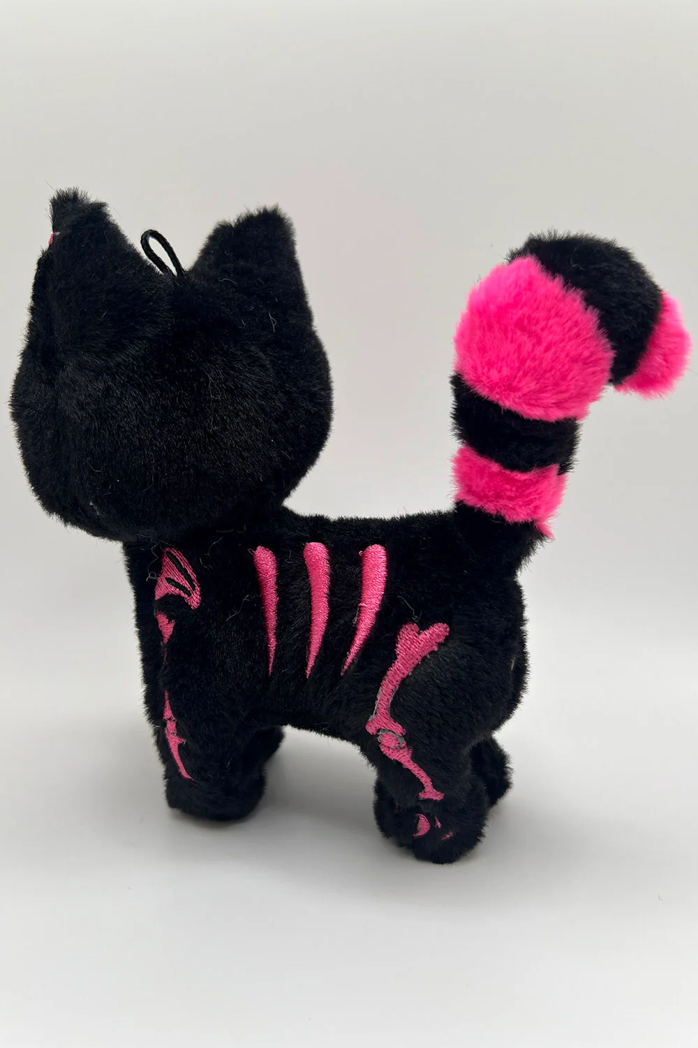 Bubblegum Skelekitty Plush Keychain - Image 6