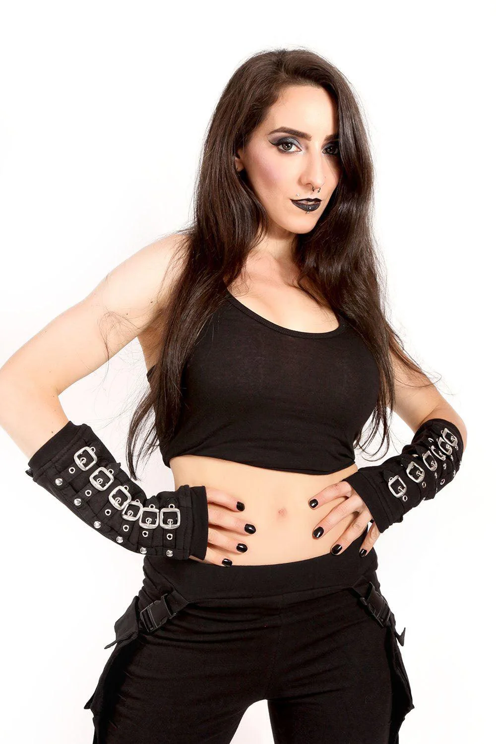 Buckle Armwarmers [BLACK/SILVER] - Image 3