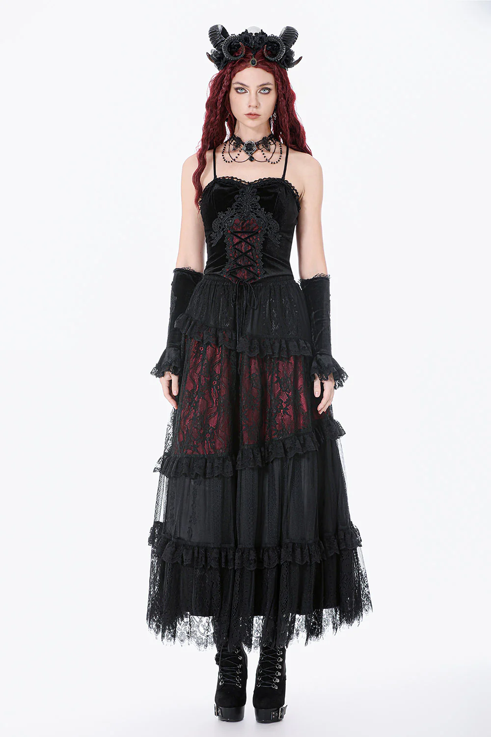 Burgundy Wine Bustier Top - Image 5