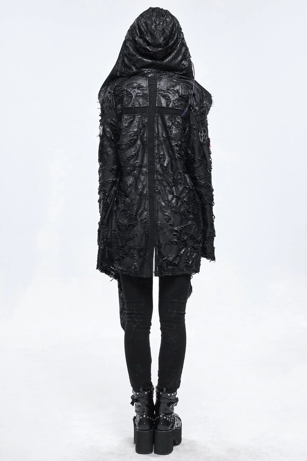 Buried Bones Distressed Cardigan - Image 6